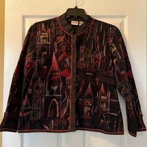 Vintage Chico’s Embroidered Jacket - Size 3/XL